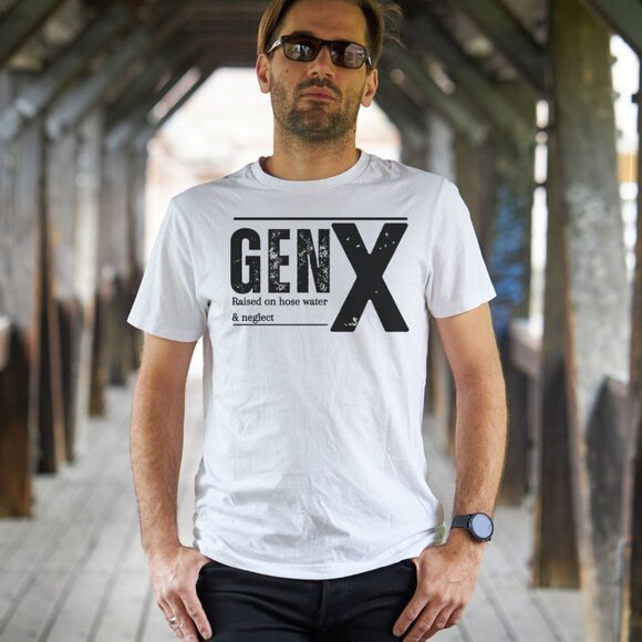 Gen X Mens Tee Graphic Short Sleeve T-Shirt - Picture 2 of 3